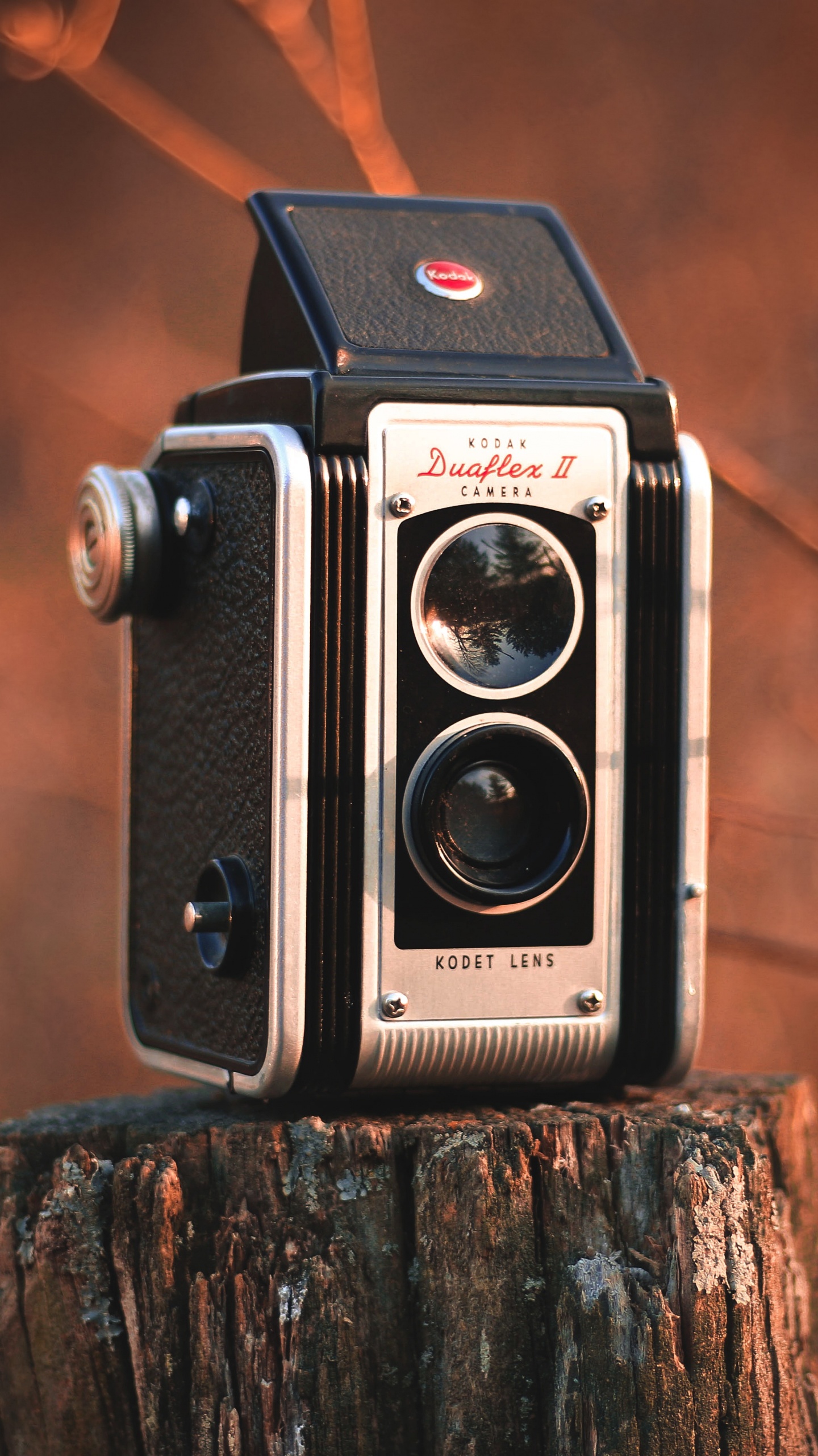 Обои камера, оптика камеры, дерево, древесина, цифровой фотоаппарат в разрешении 1440x2560