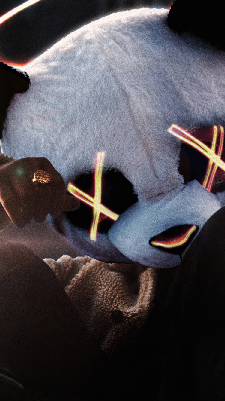 Обои голова, глаз, свет, человеческое тело, пасть в разрешении 750x1334