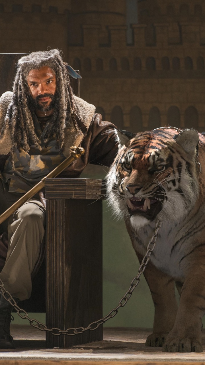 Обои Шива Ходячие мертвецы, Хары Пэйтон, Иезекииль, Ходячие мертвецы, Ниган в разрешении 720x1280