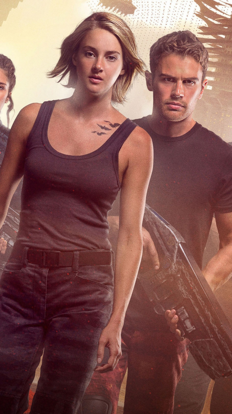 Обои Дивергент глава лояльной, Шейлин Вудли, Различные Серии Вместе, Различные Серии Асцендент, Беатрис До в разрешении 750x1334