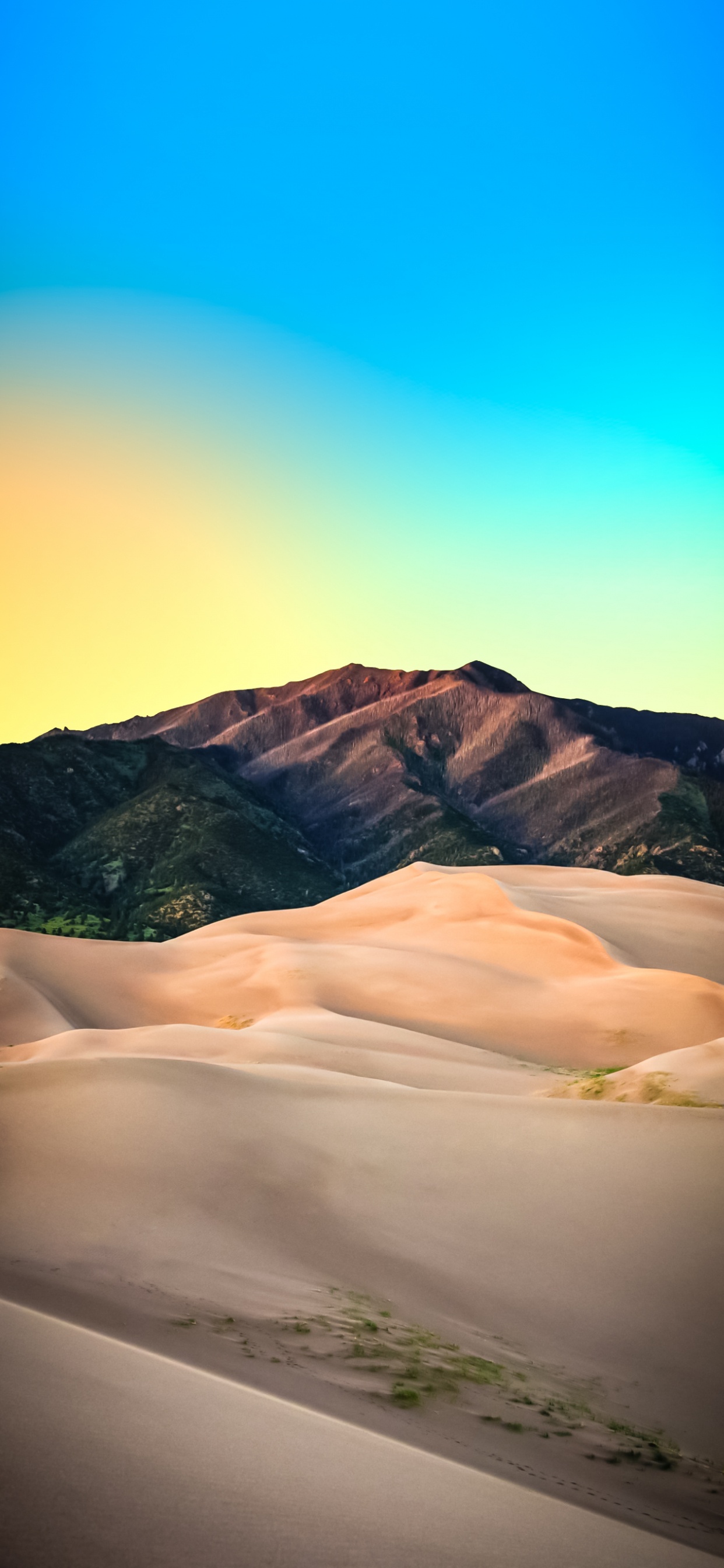 Обои атмосфера, облако, окружающая среда, природный ландшафт, склон в разрешении 1242x2688