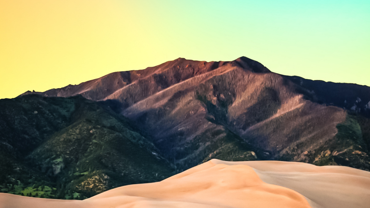 Обои атмосфера, облако, окружающая среда, природный ландшафт, склон в разрешении 1280x720