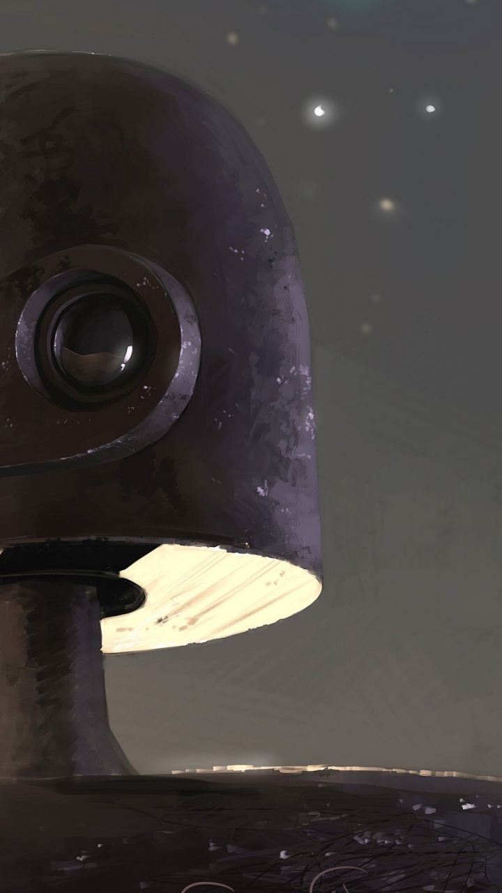 Обои робот, космос, космическое пространство, пространство, звезды в разрешении 720x1280