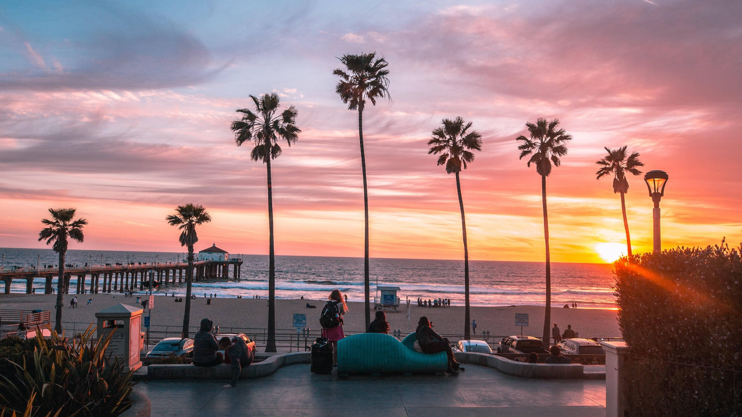 Обои андроид, смартфон, ios, облако, послесвечение в разрешении 2560x1440