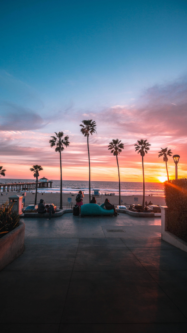 Обои андроид, смартфон, ios, облако, послесвечение в разрешении 750x1334