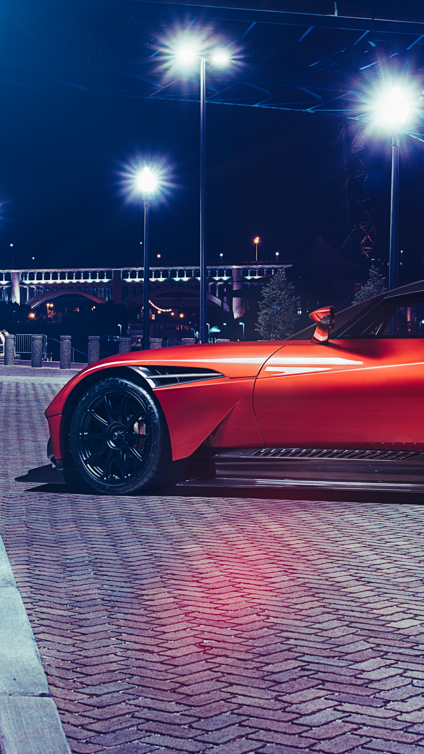 Обои спорткар, суперкар, Астон Мартин вулкан, кузов купе, Астон Мартин в разрешении 1440x2560