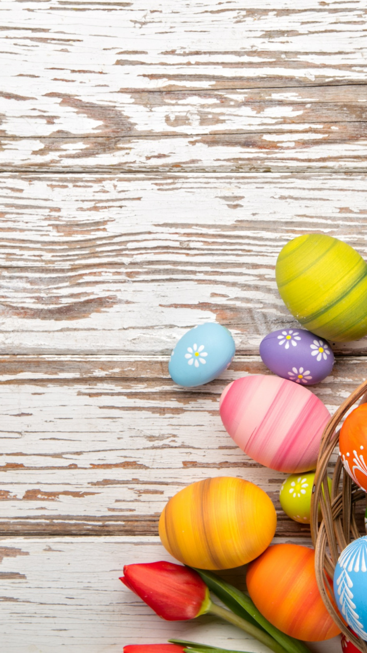 Обои пасхальное яйцо, пасха, яйцо охоты в разрешении 750x1334