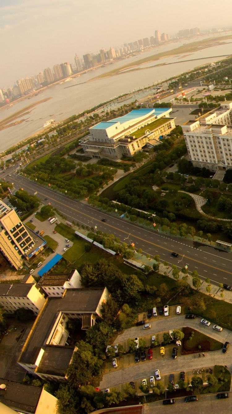 Обои городской район, город, городской дизайн, аэрофотосъемка, столичная область в разрешении 750x1334