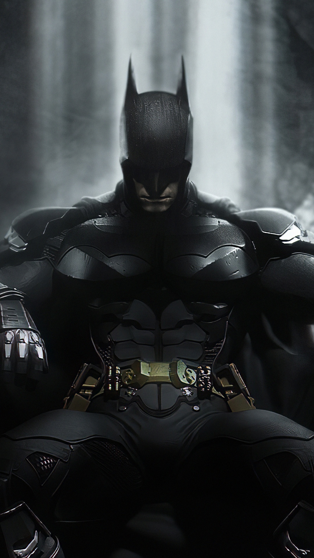 Обои Бэтмен, цифровое искусство, супергерой, темнота, Лига справедливости в разрешении 1080x1920