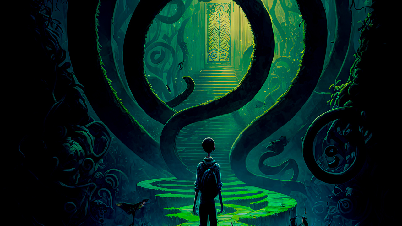 Обои свет, вода, мир, арт, круг в разрешении 1280x720