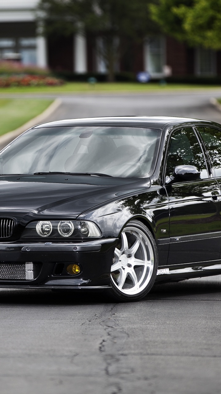Обои bmw, BMW 5 Series E39, авто, представительский автомобиль, мощные машины в разрешении 720x1280