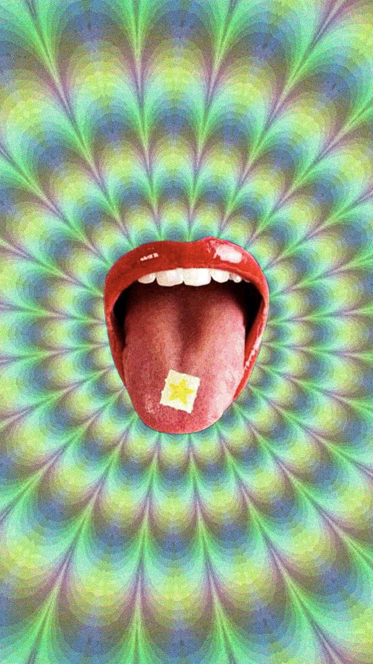 Обои оптическая иллюзия радужная спираль, оптический обман, иллюзия, Радуга, Спираль фрейзера иллюзия в разрешении 750x1334