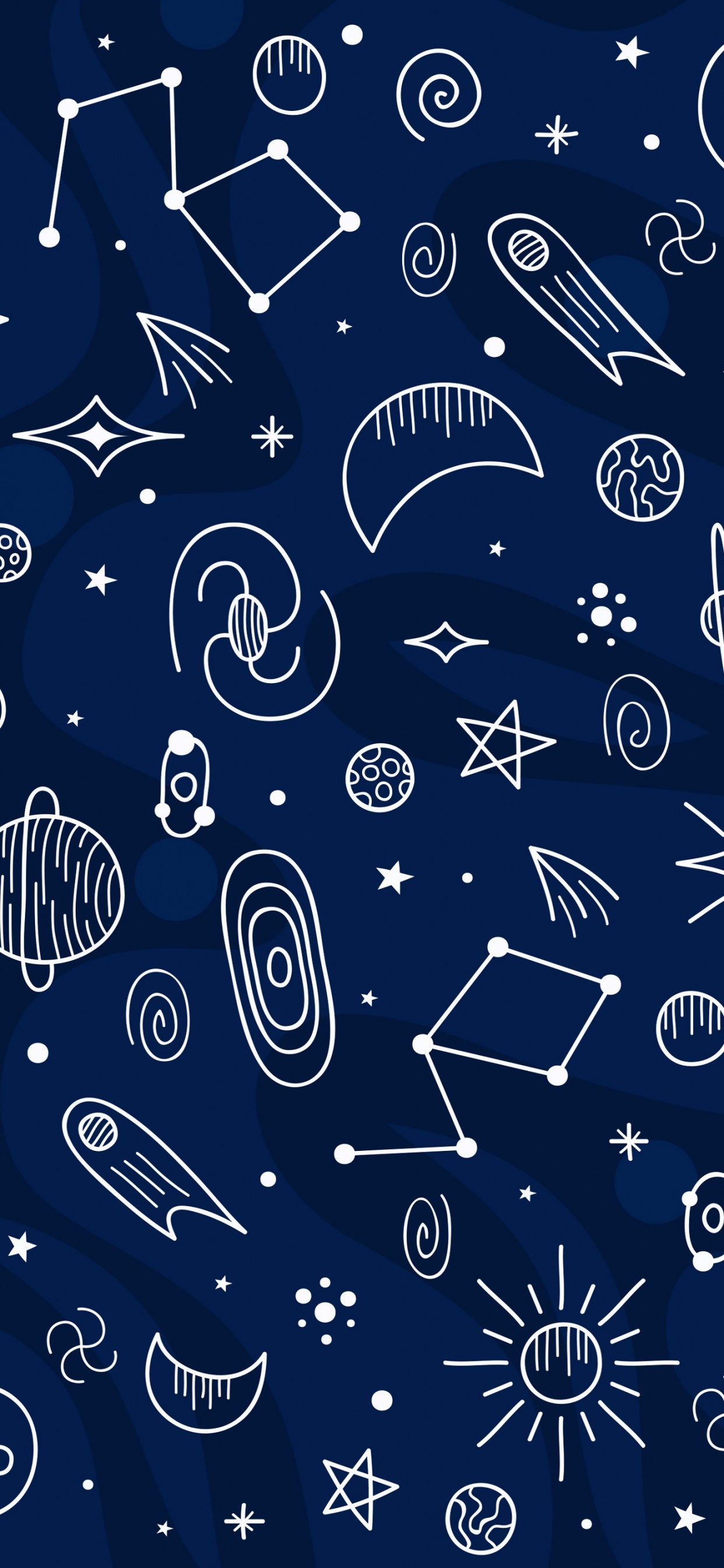 Обои узор, графический дизайн, лазурный, круг, электрик в разрешении 1242x2688