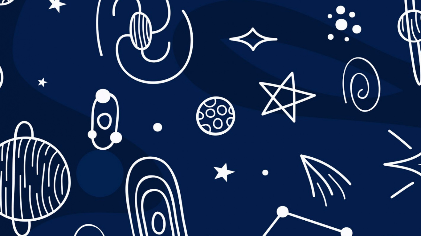 Обои узор, графический дизайн, лазурный, круг, электрик в разрешении 1366x768