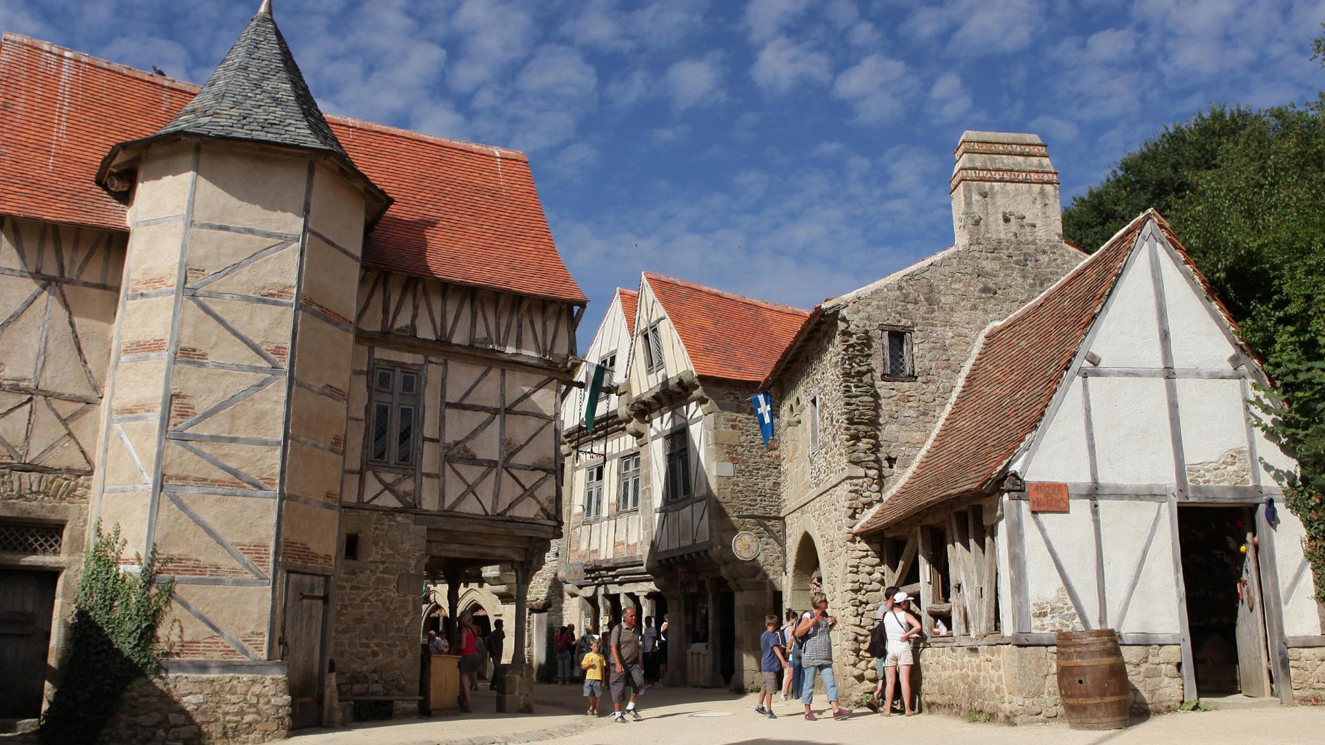 Обои Пюи-дю-Фу, Ла ЦИТ Mdivale, Пюи, парк развлечений, парк в разрешении 1920x1080