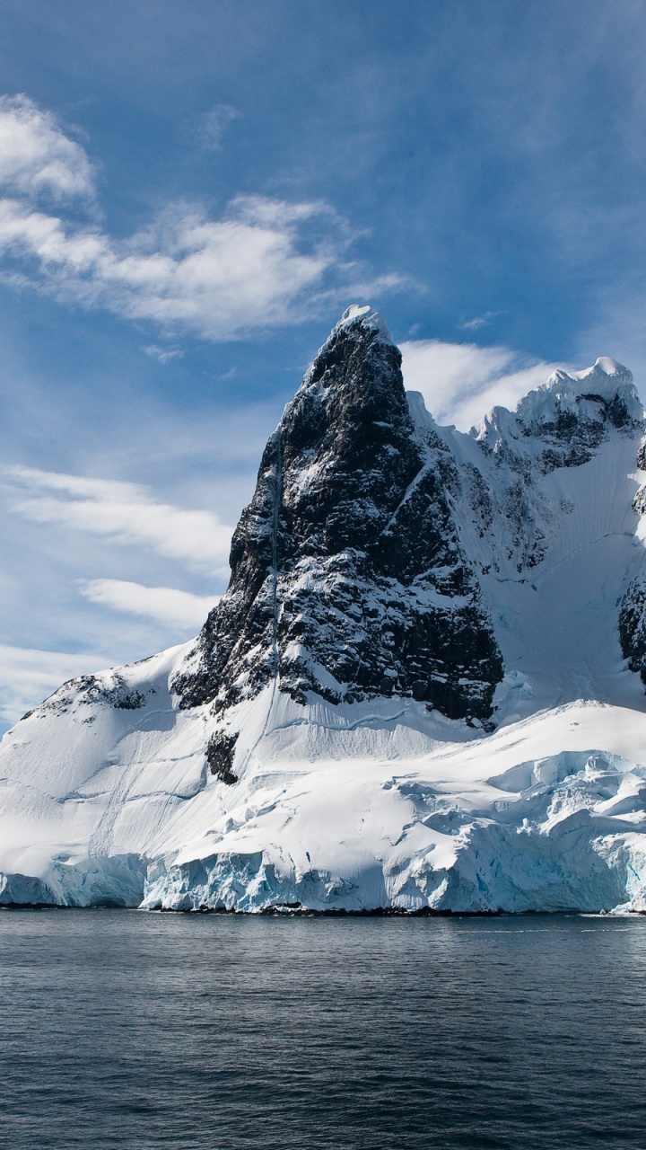 Обои лед, природа, айсберг, гора, Северный Ледовитый океан в разрешении 720x1280