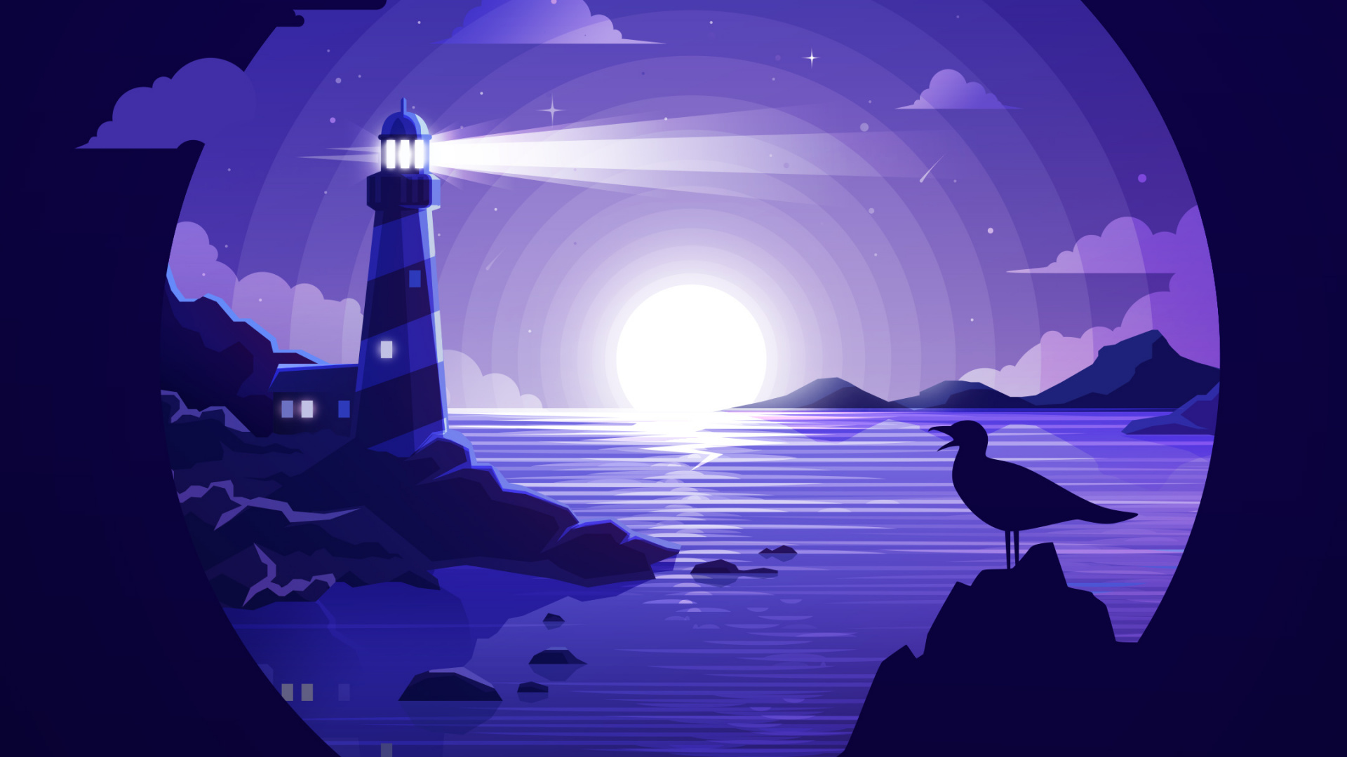 Обои вода, иллюстрация, графический дизайн, дизайн, Redbubble в разрешении 1920x1080