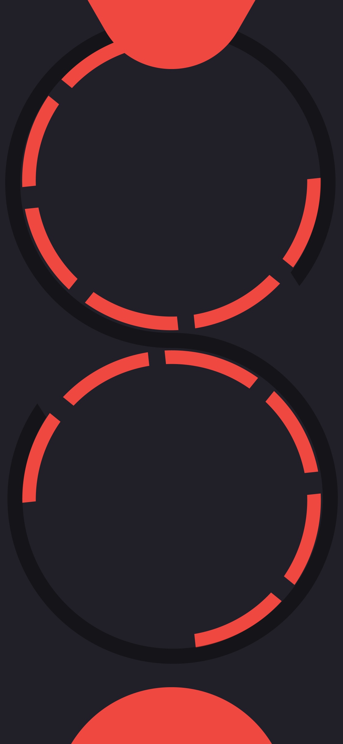 Обои круг, символ, узор, симметрия, лого в разрешении 1125x2436