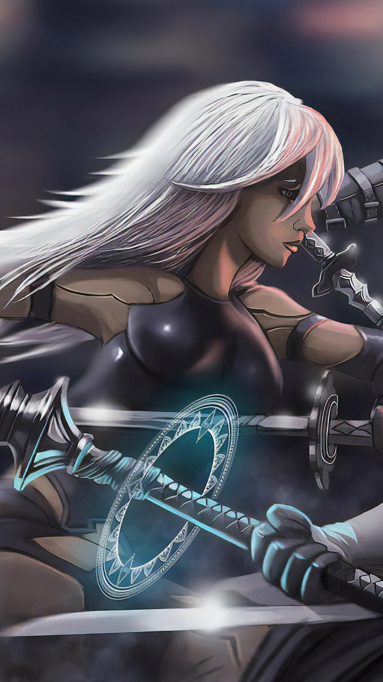 Обои ниэр автоматов, игры, иллюстрация, арт, фикция в разрешении 750x1334