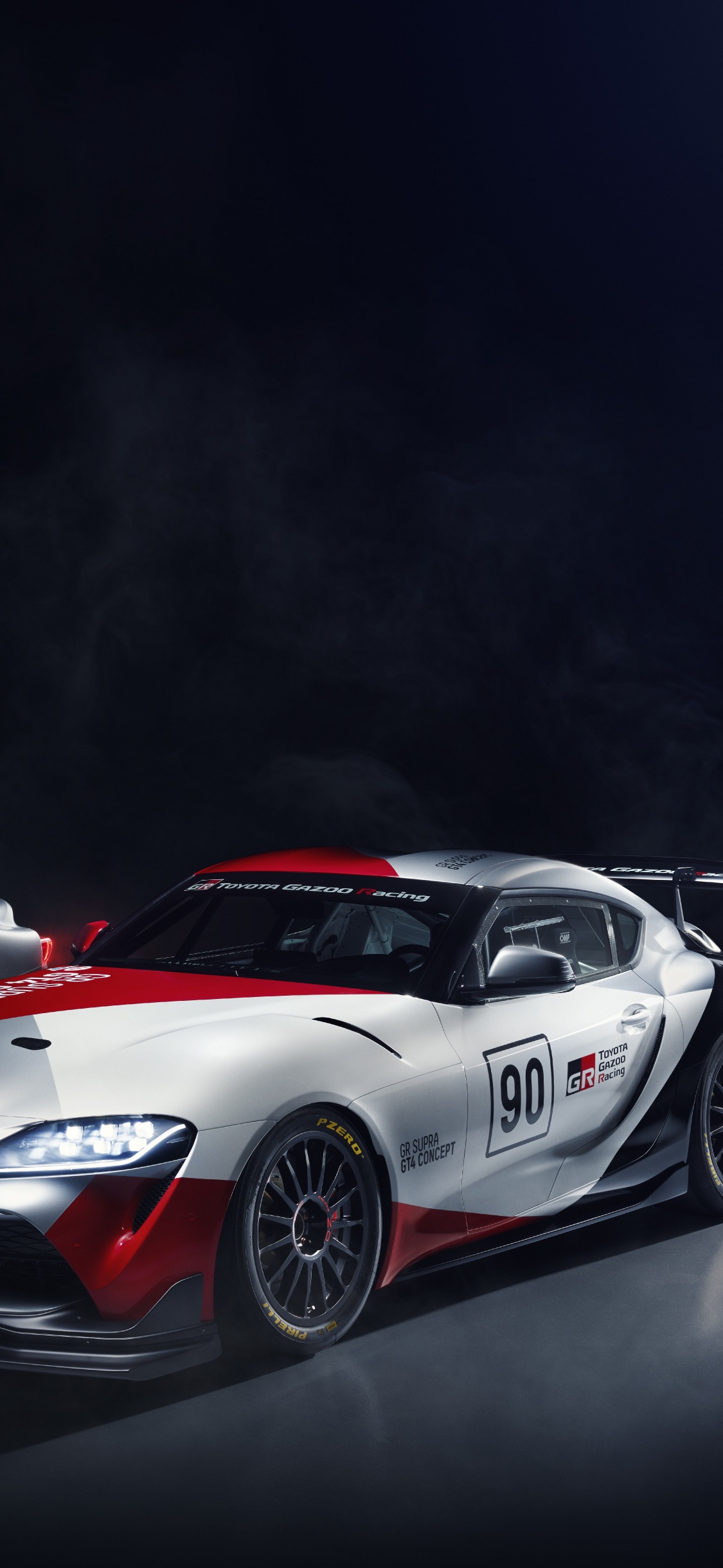 Обои Toyota Supra, 2019 Женевском Автосалоне, авто, toyota, автогонки в разрешении 1125x2436