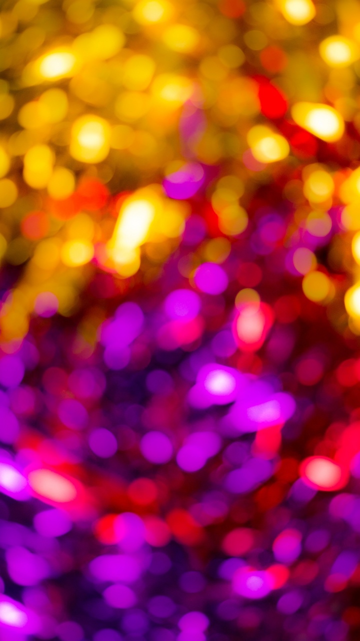 Обои боке, свет, пурпур, розовый, пурпурный цвет в разрешении 720x1280