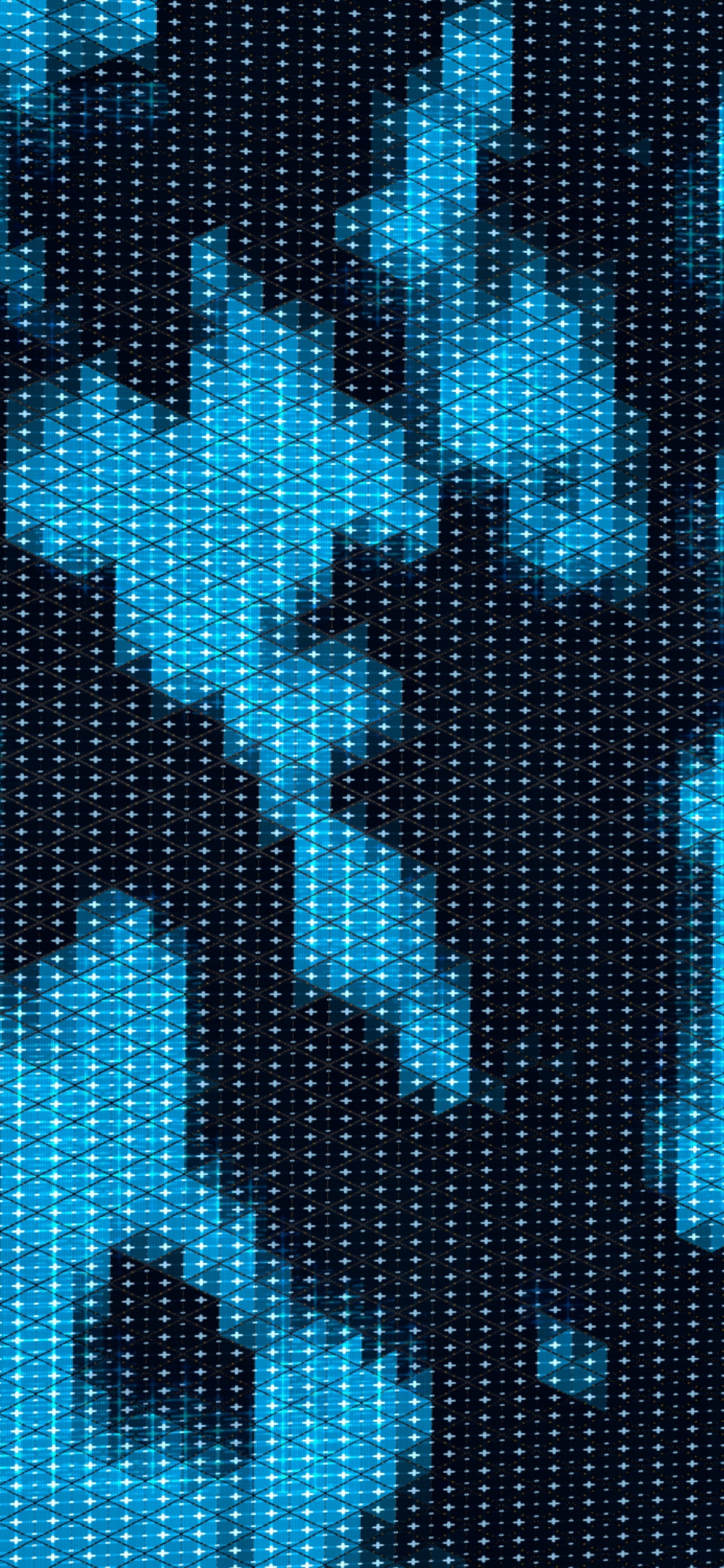 Обои синий, зеленый, бирюза, Аква, электрик в разрешении 1242x2688