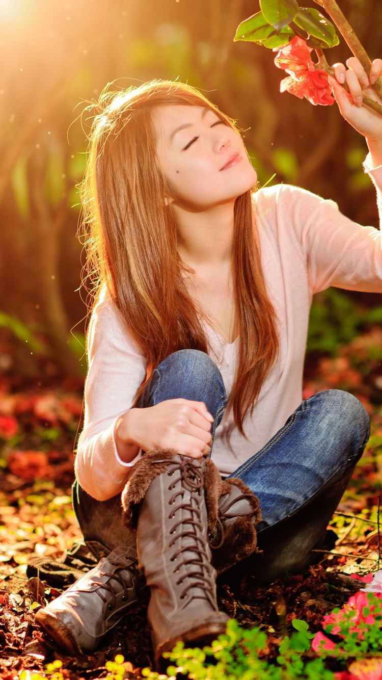 Обои природа, красота, дерево, осень, фотография в разрешении 750x1334