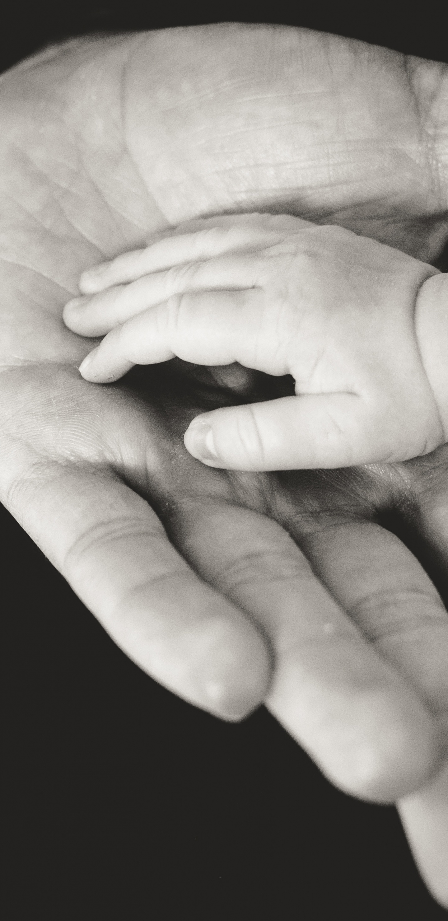 Обои палец, жест, рука, сустав, ноготь в разрешении 1440x2960