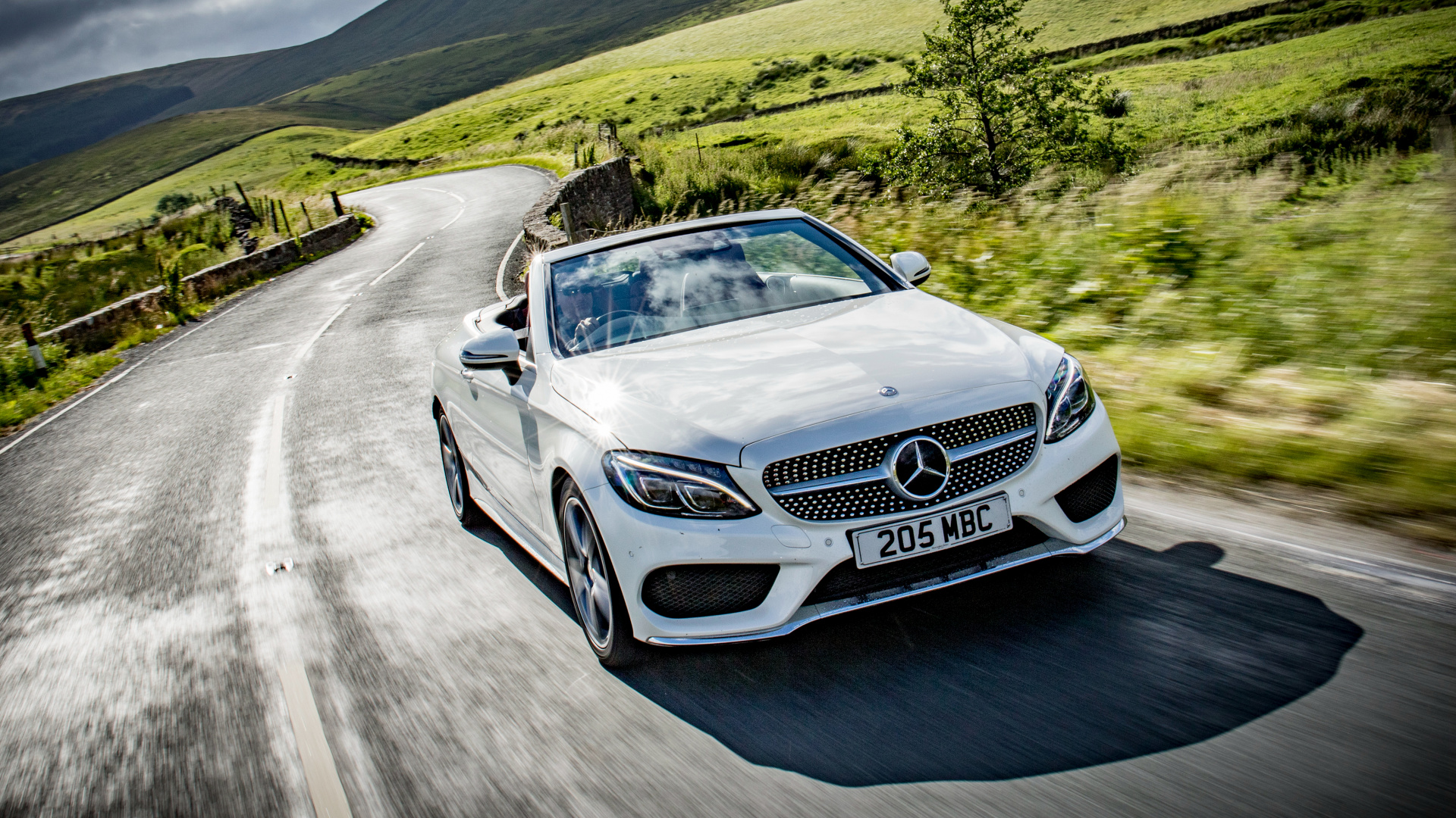 Обои 2017 Мерседес-Бенц С-Класс, авто, Мерседес-Бенц Е-Класс, Кабриолет, Мерседес АМГ в разрешении 1920x1080