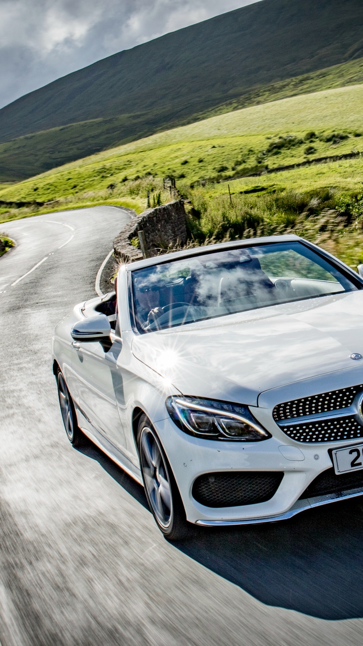 Обои 2017 Мерседес-Бенц С-Класс, авто, Мерседес-Бенц Е-Класс, Кабриолет, Мерседес АМГ в разрешении 720x1280