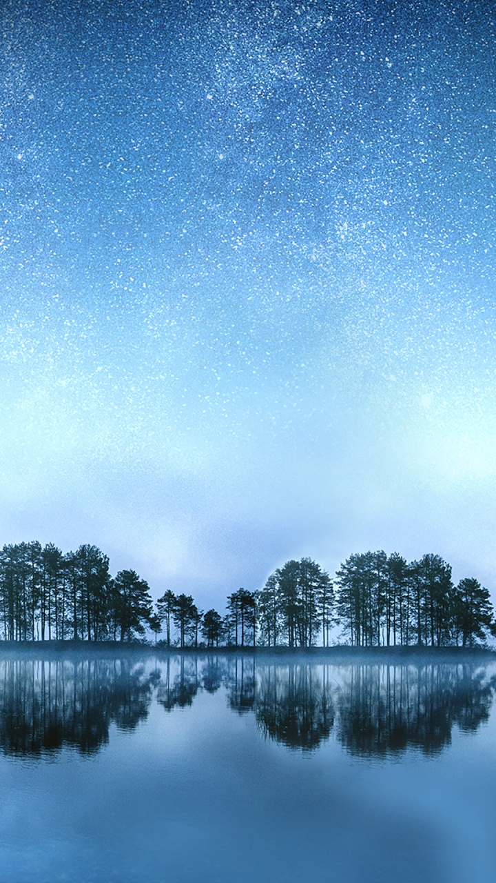 Обои LG, LG X Venture, смартфон, природа, синий в разрешении 720x1280