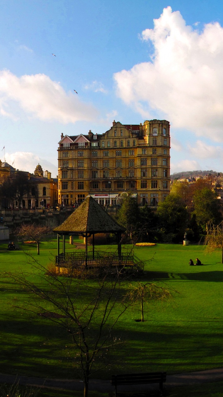 Обои Парад Садов, природа, имущество, величественный дом, кампус в разрешении 720x1280