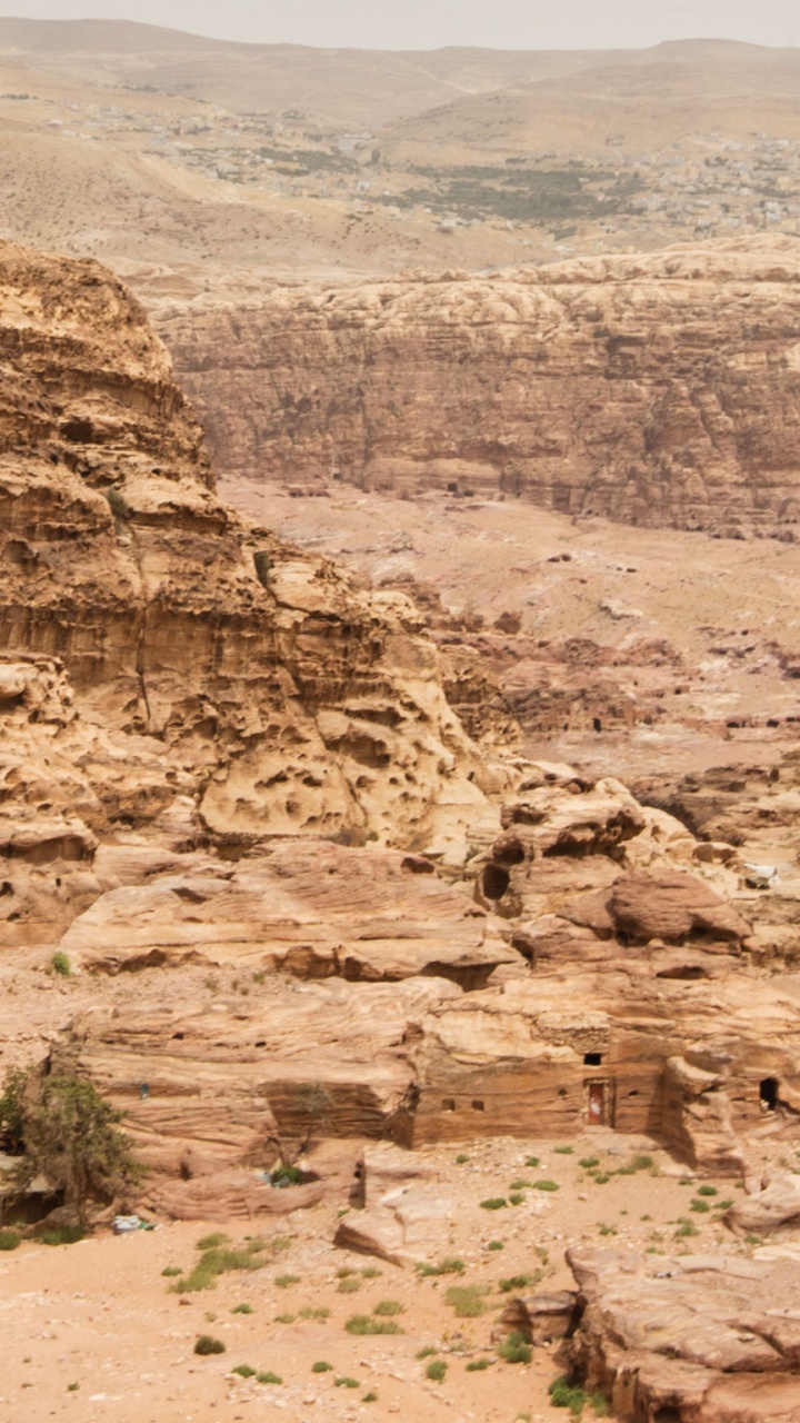 Обои Петр, археологический памятник, Вади, историческое место, древняя история в разрешении 720x1280