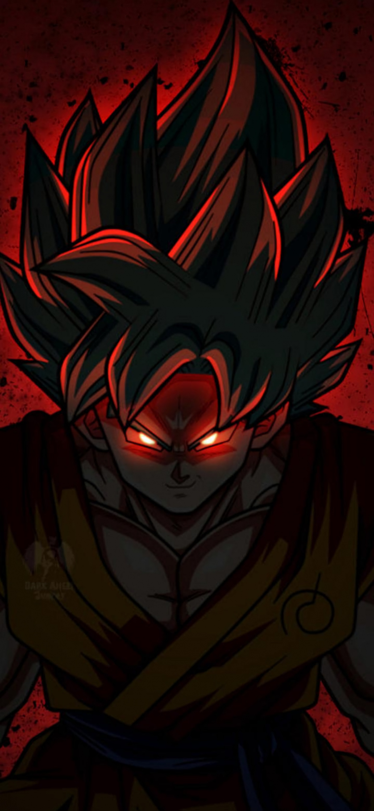 Обои злой гоку, гоку, Zamasu, Super Saiyan, Жемчуг дракона в разрешении 1242x2688
