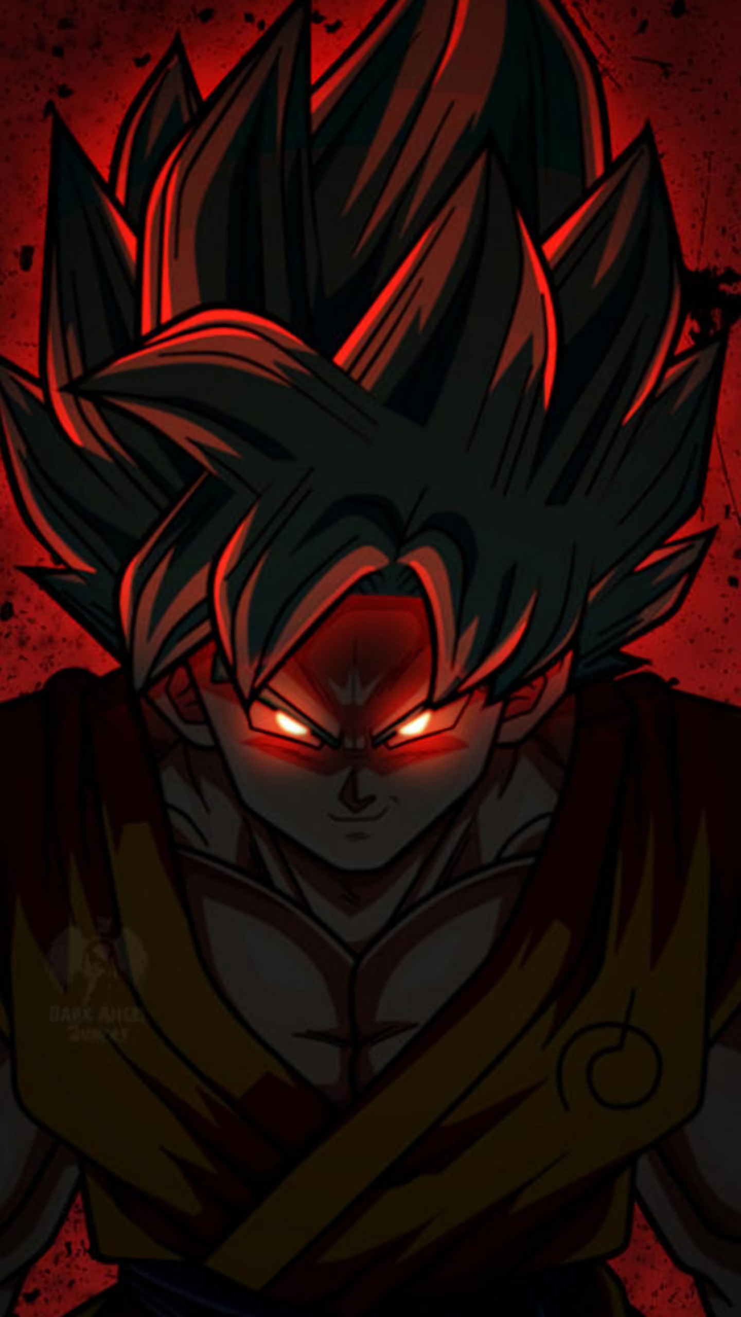Обои злой гоку, гоку, Zamasu, Super Saiyan, Жемчуг дракона в разрешении 1440x2560