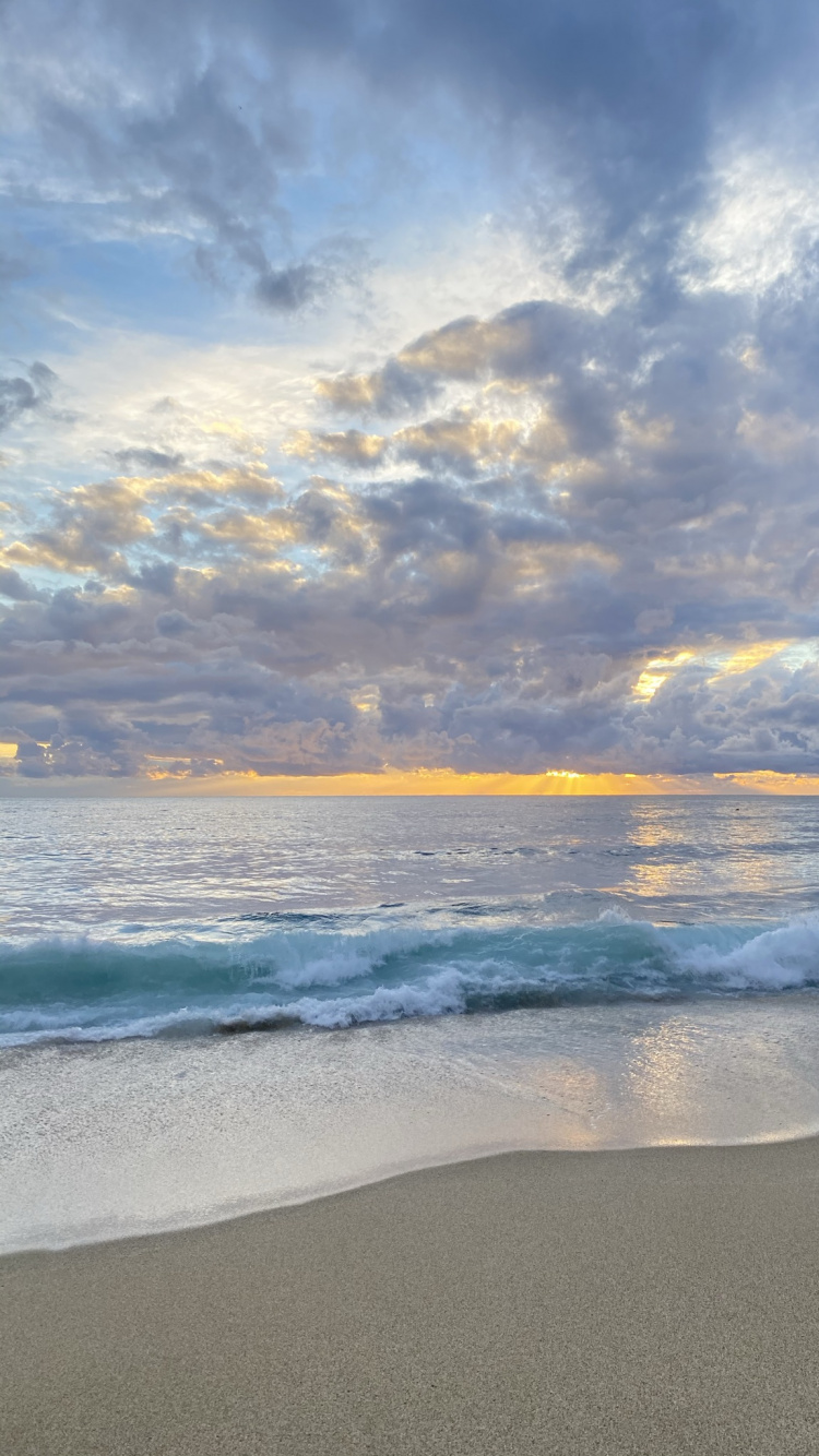 Обои море, океан, физика, наука, облако в разрешении 750x1334