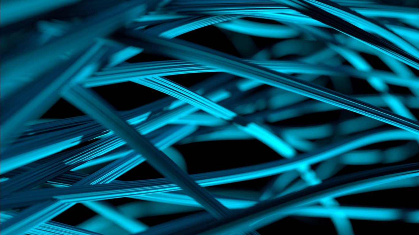 Обои синий, бирюза, зеленый, Аква, узор в разрешении 1366x768