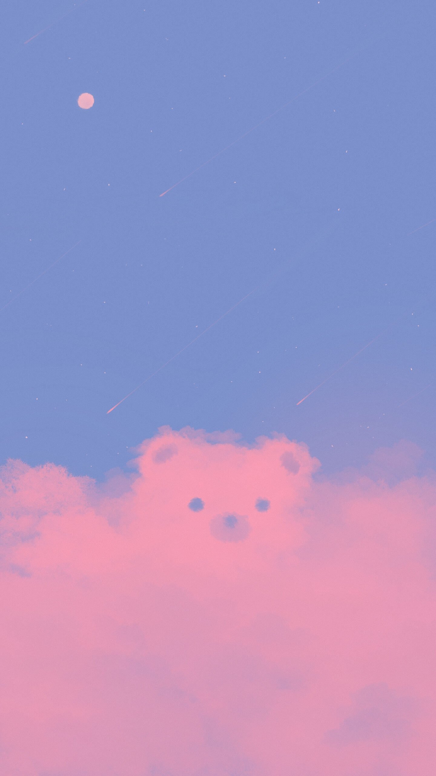 Обои светофор, облако, атмосфера, лазурный, пурпур в разрешении 1440x2560