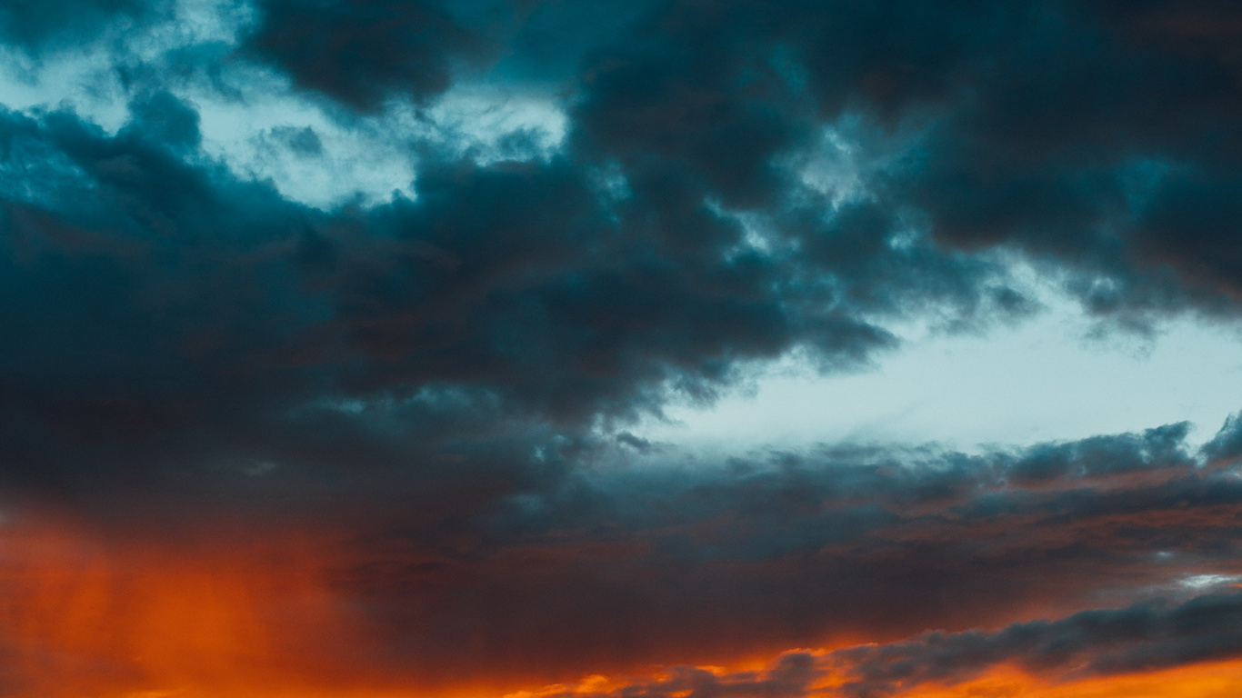 Обои охладить небо, живопись, облако, атмосфера, вода в разрешении 1366x768