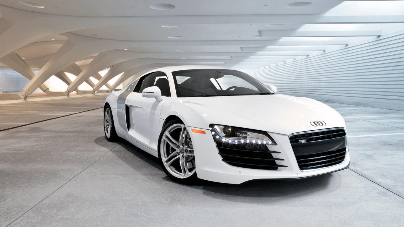 Audi r8 White HD