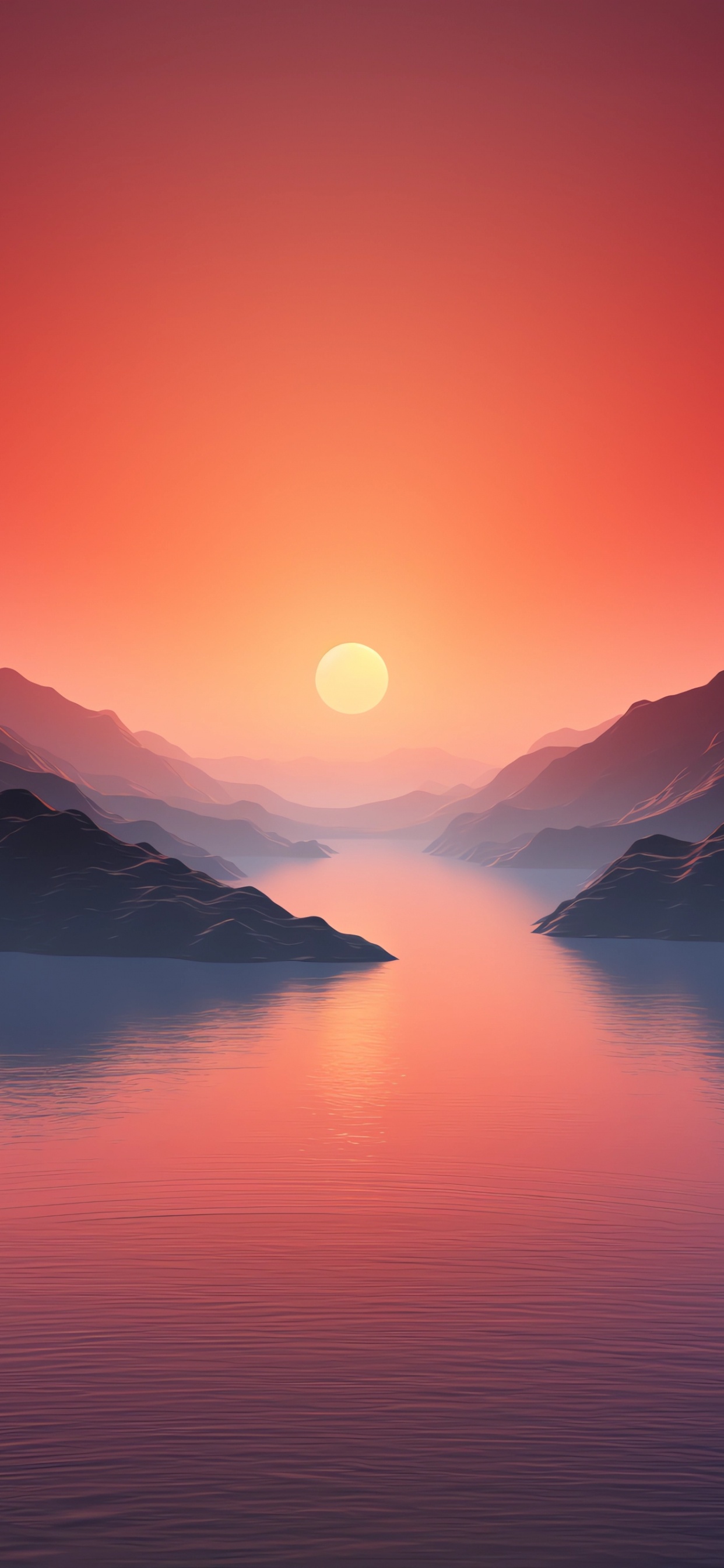 Обои гора, вода, облако, атмосфера, гидроресурсы в разрешении 1242x2688