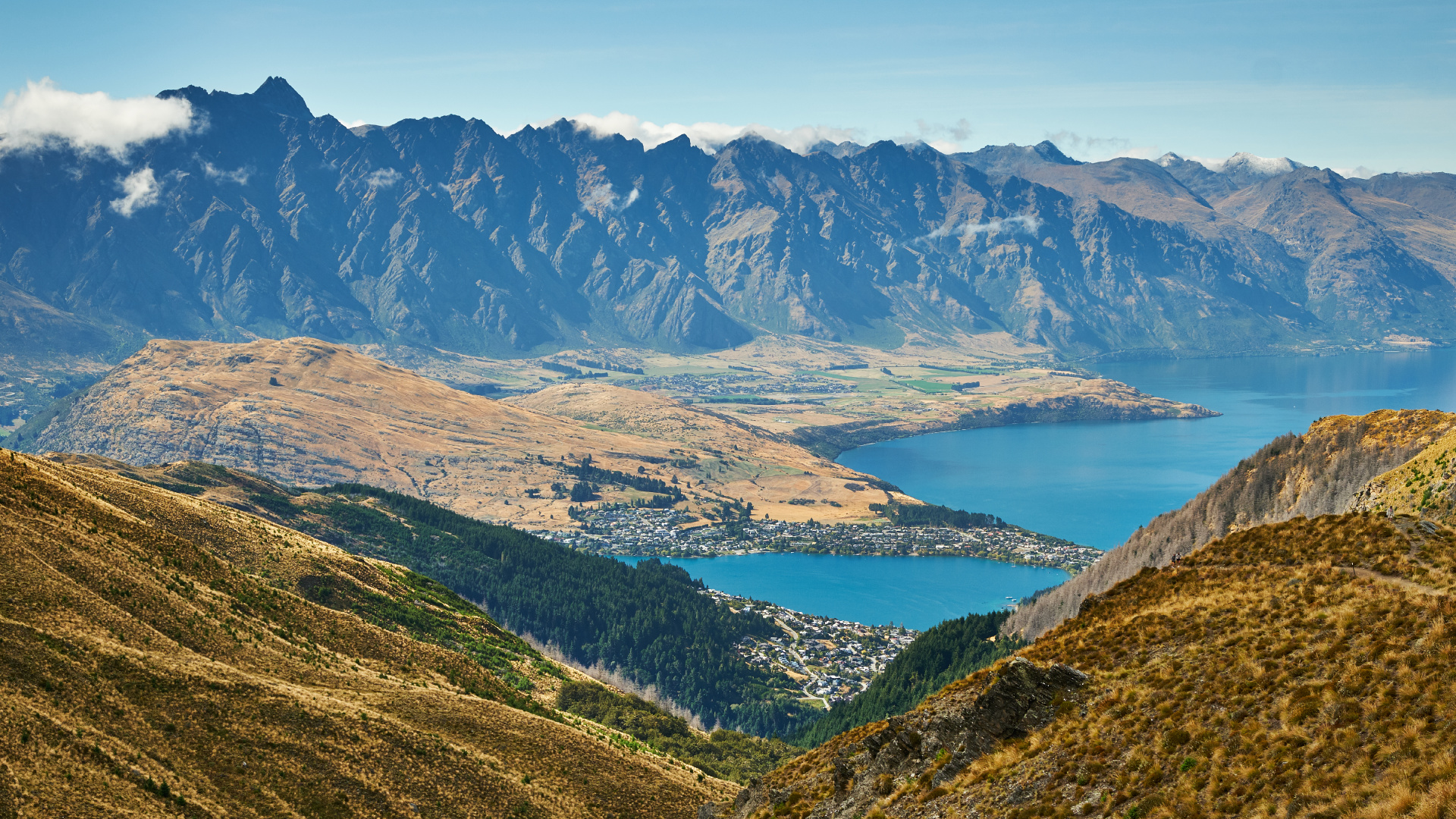 Обои горный хребет, гора, горный рельеф, нагорье, природный ландшафт в разрешении 1920x1080