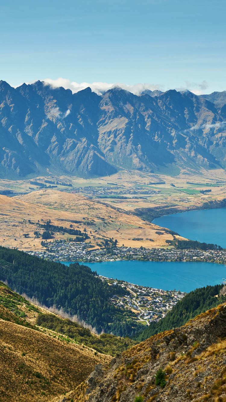 Обои горный хребет, гора, горный рельеф, нагорье, природный ландшафт в разрешении 750x1334