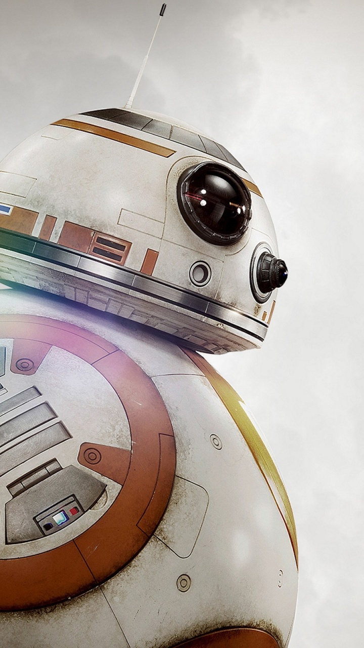 Обои ББ-8, Рей, звездные войны, штурмовик, Р2 Д2 в разрешении 720x1280