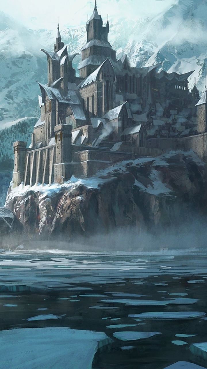 Обои фэнтези, фантастическое искусство, арт, иллюстрация, произведение искусства в разрешении 720x1280