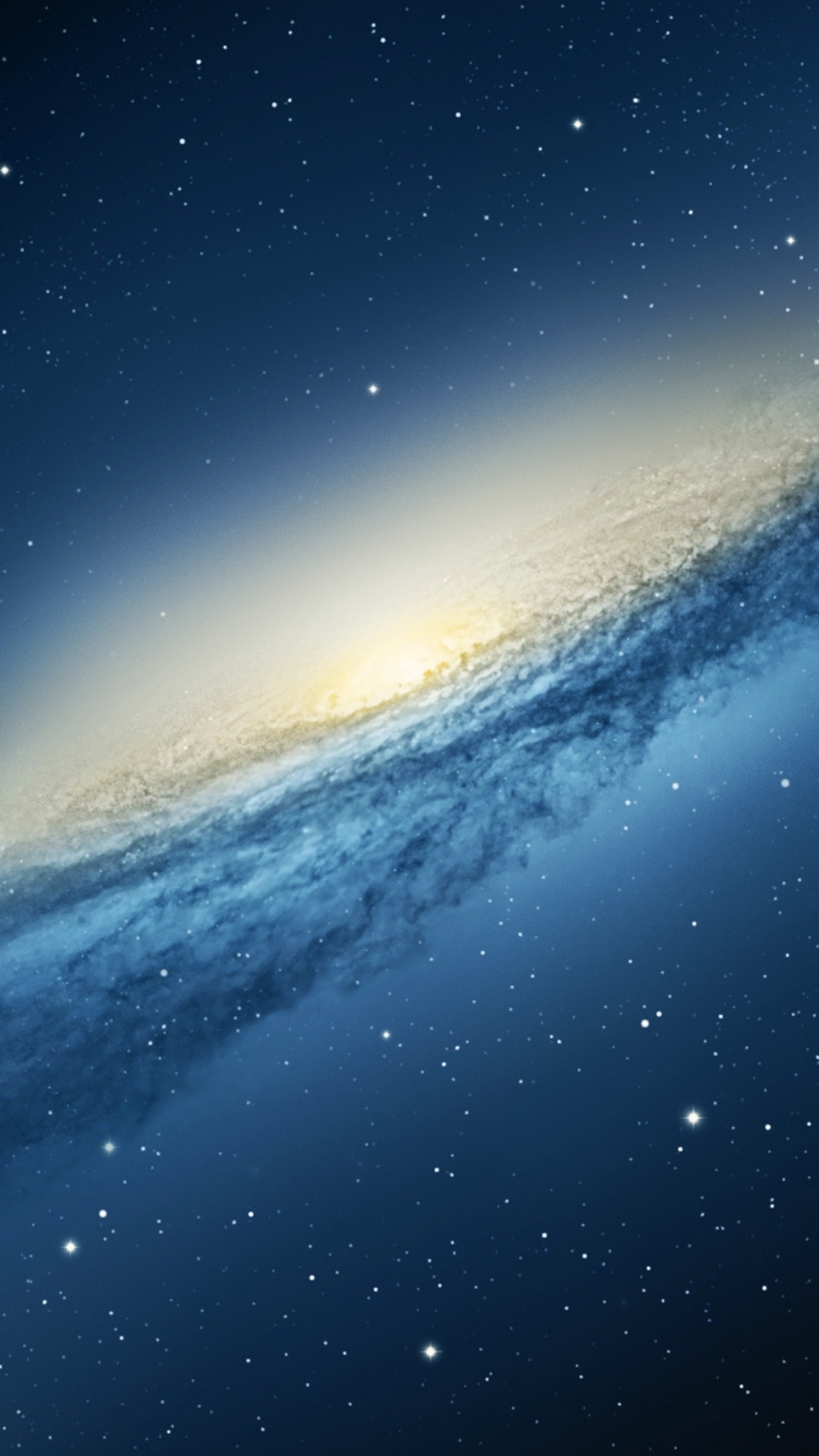 Обои атмосфера, горизонт, синий, спокойный, космическое пространство в разрешении 1440x2560