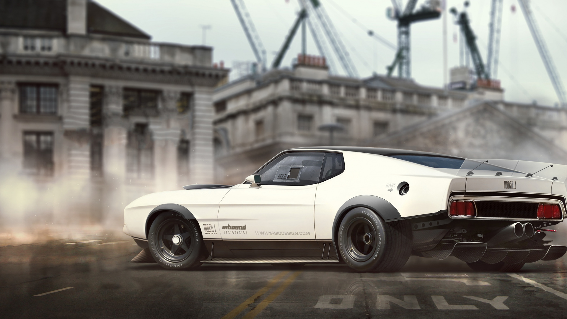 Обои спорткар, Форд Мустанг мах 1, авто, компания Ford, мускул кар в разрешении 1920x1080