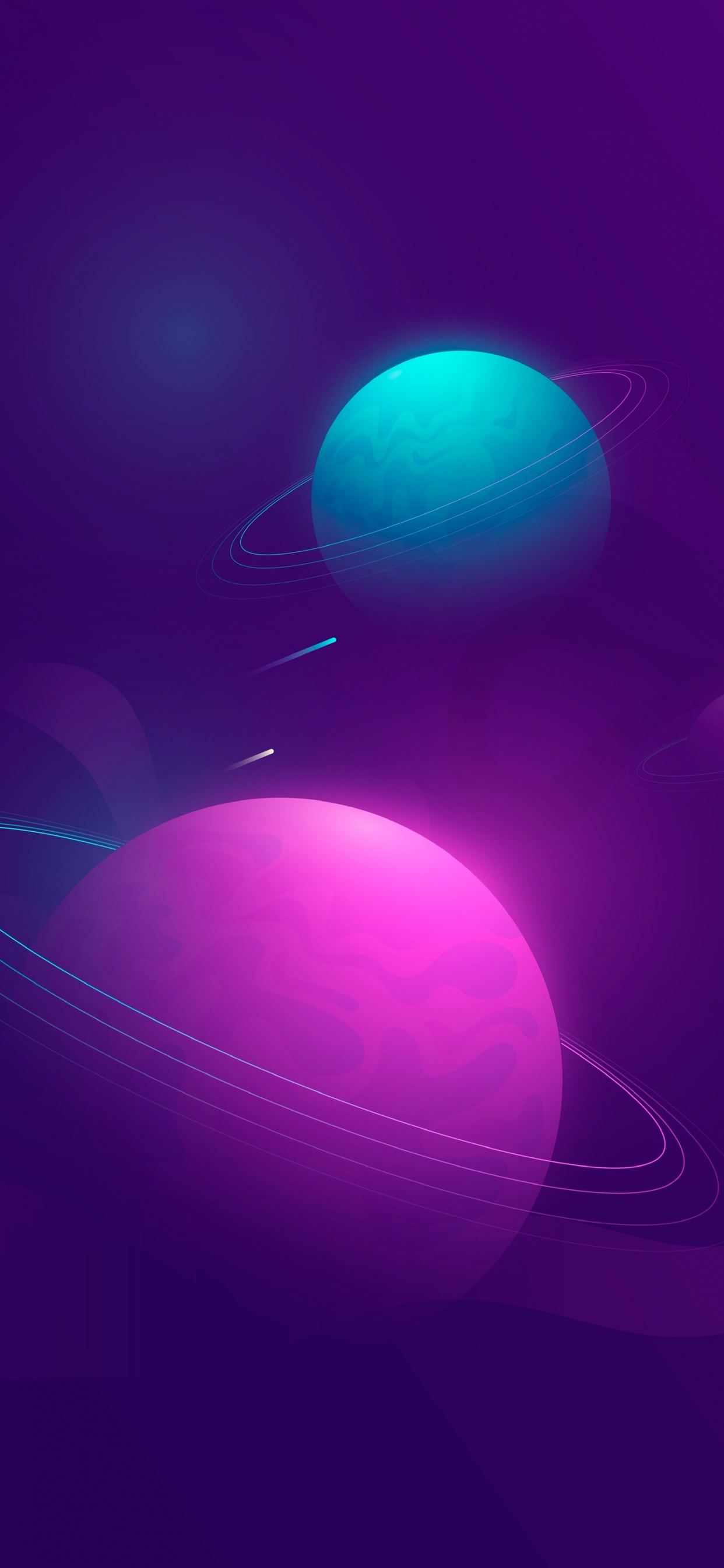 Обои свет, пурпур, Фиолетовый, астрономический объект, Визуальный эффект освещения в разрешении 1242x2688