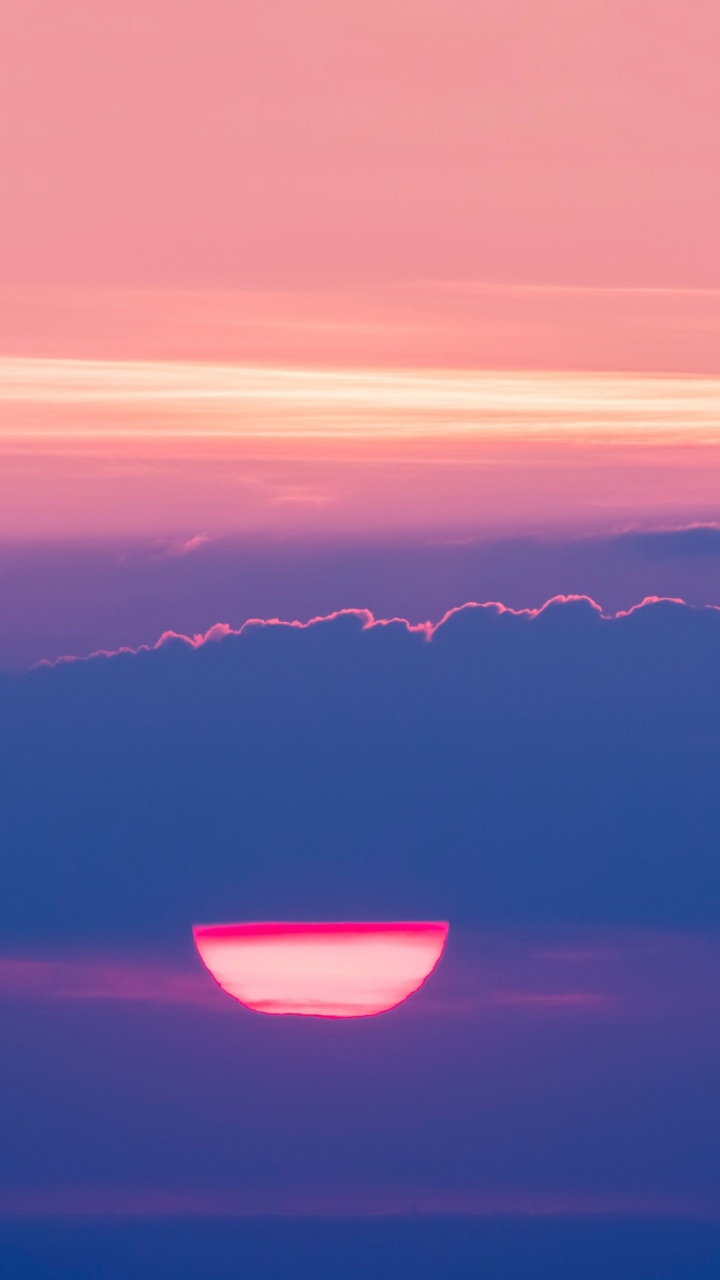 Обои вода, атмосфера, облако, экорегион, послесвечение в разрешении 720x1280