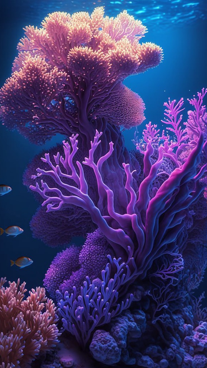 Обои коралловый риф, cnidaria, Кораллов, актиния, коралловый риф рыбы в разрешении 720x1280